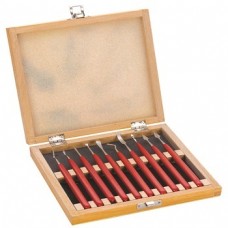 Deluxe Wax Carver Set Of 10 In A Wooden Box