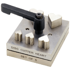 Disc Cutter HEART Set of 5