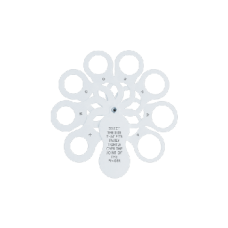 Plastic FAN Shaped Ring Sizer British Standard J to Y
