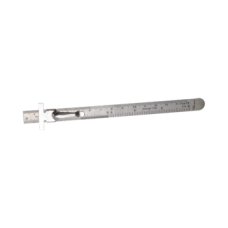 Pocket Steel Ruler 6" (150mm) With Clip