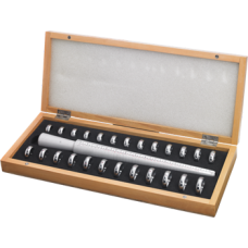 Wedding Ring Gauge Kit, British Standard Sizes H To Z + 6 [7mm Thick